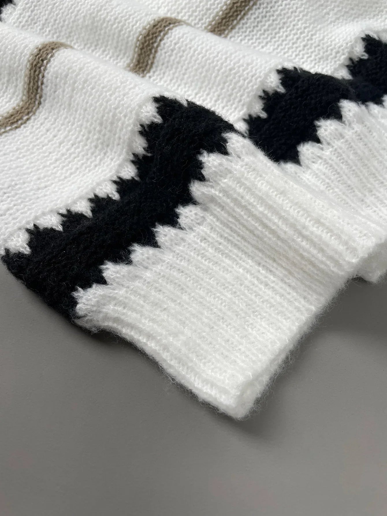 Women's Jumper Striped Knit | Oversized