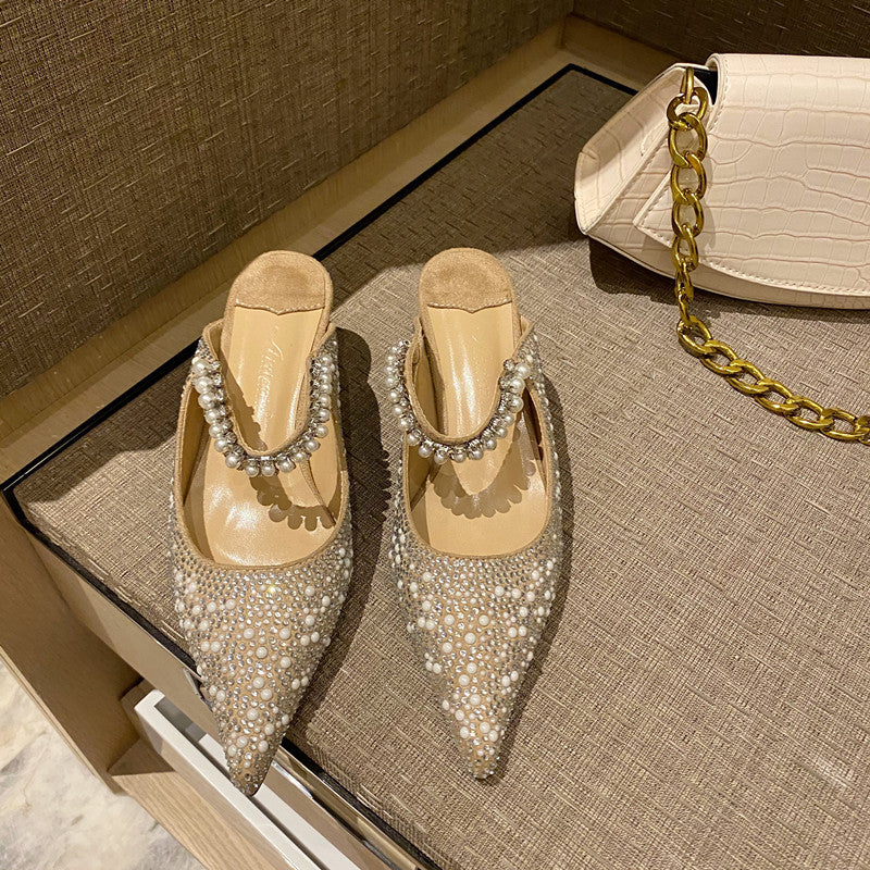 Women's Kitten Heels with Strap | Wedding