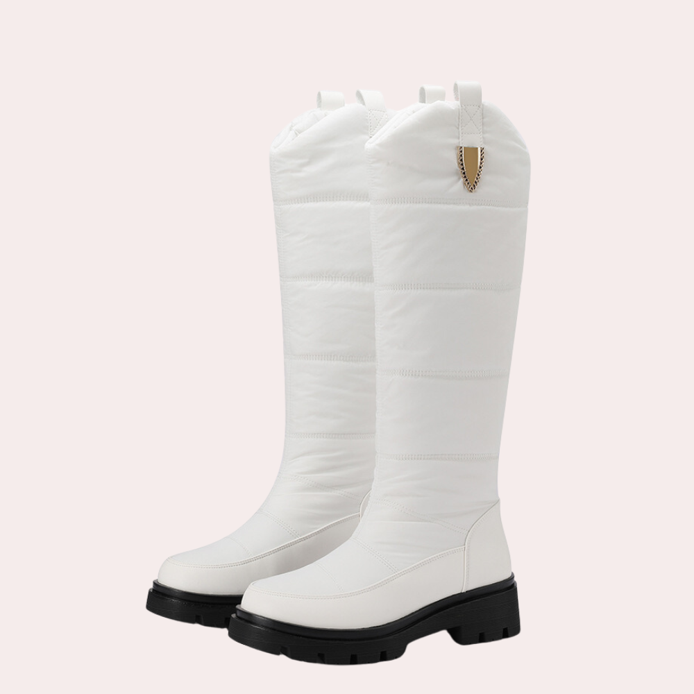 Women's Knee High Boots Chunky Sole | Snow