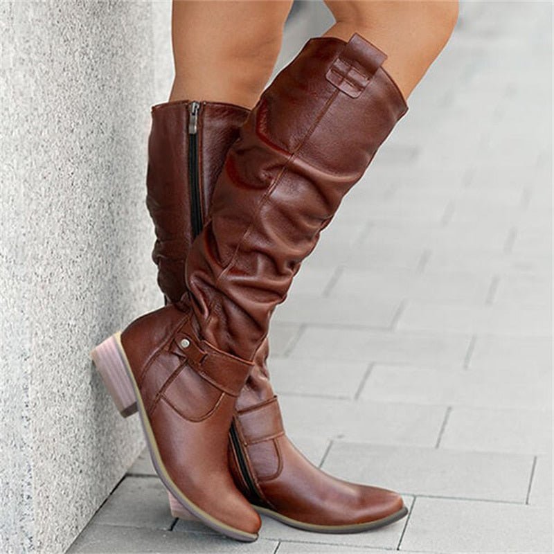 Women's Knee High Boots | Flat