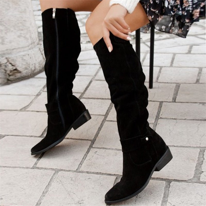 Women's Knee High Boots | Flat