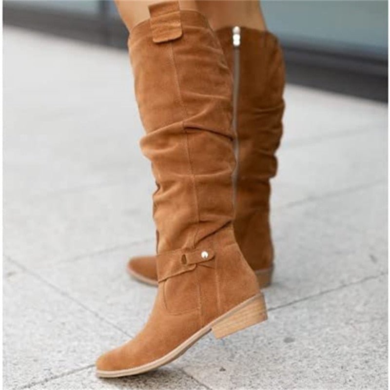 Women's Knee High Boots | Flat