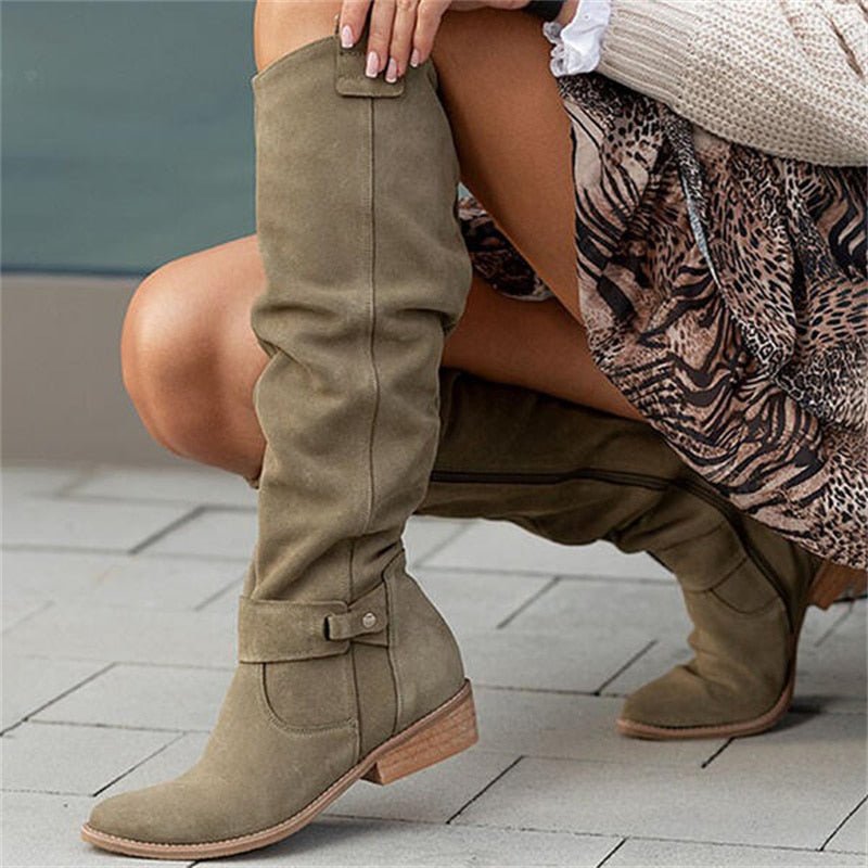 Women's Knee High Boots | Flat
