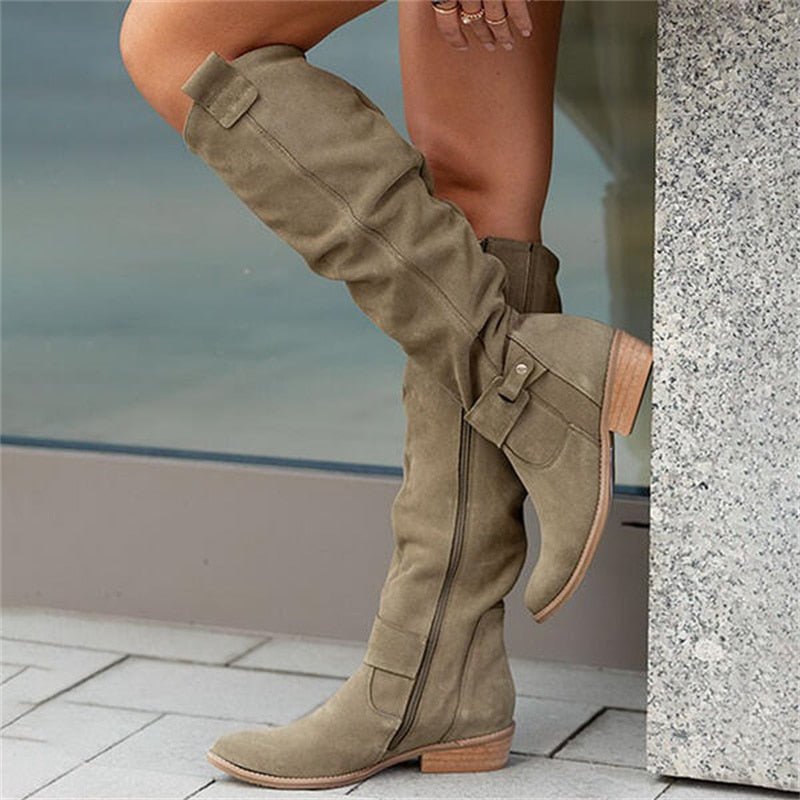 Women's Knee High Boots | Flat