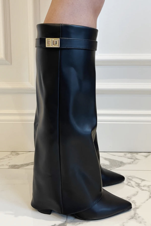Women's Knee High Boots Pointed Toe | Heeled