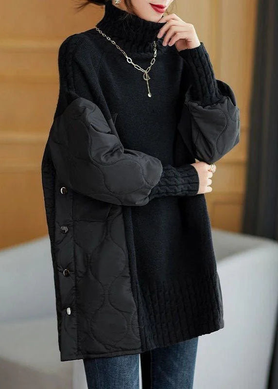 Women's Knit Jumper Oversized | Turtleneck