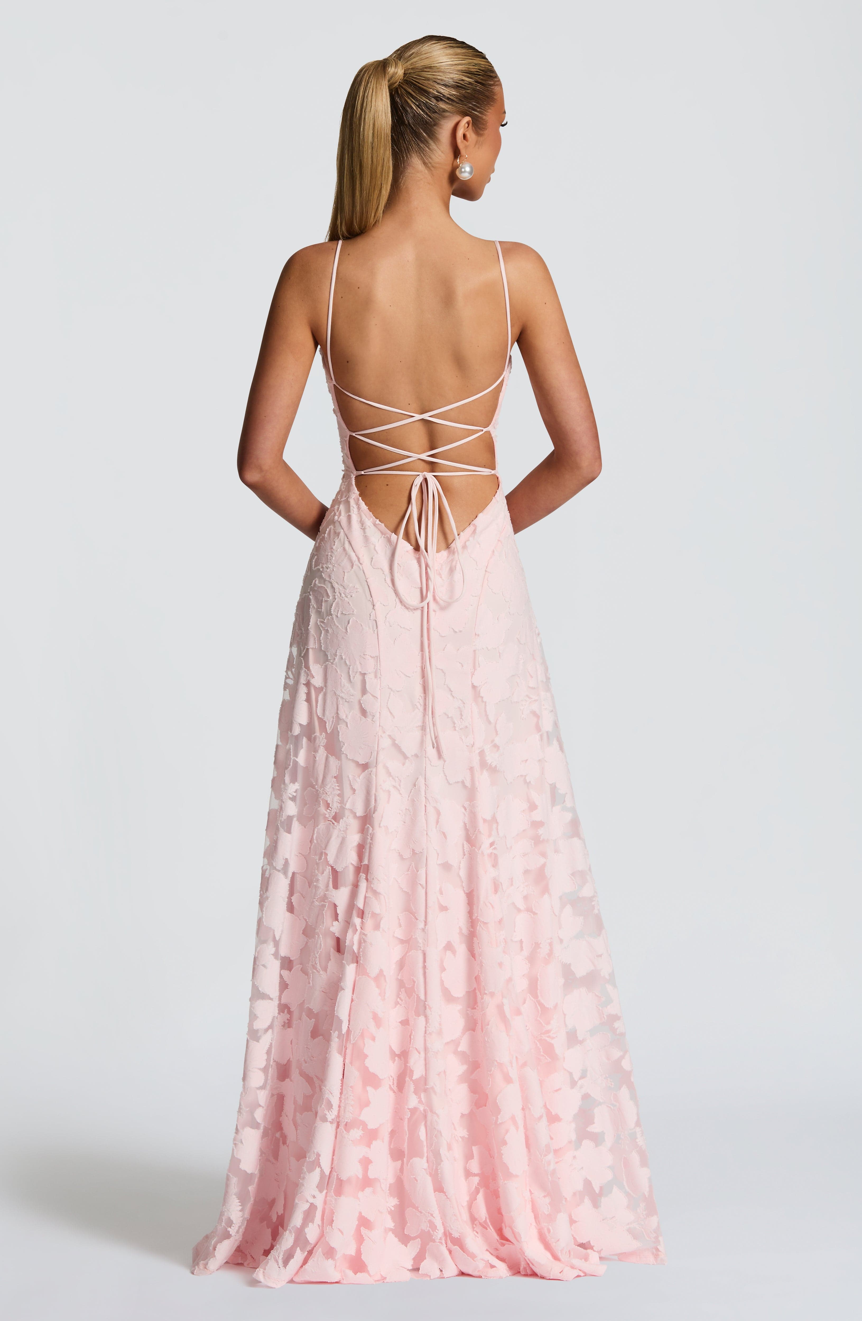 Women's Lace Tie Back Maxi Dress | Evening