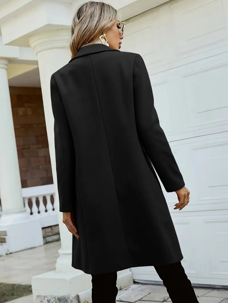 Women's Ladies Overcoat Double Breasted Buttoned | Tailored