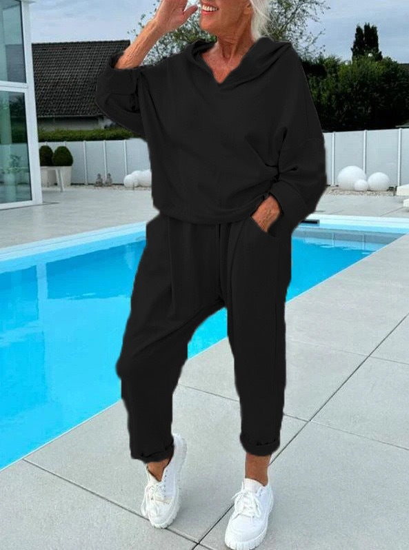 Women's Loungewear Set With Hood | Relaxed