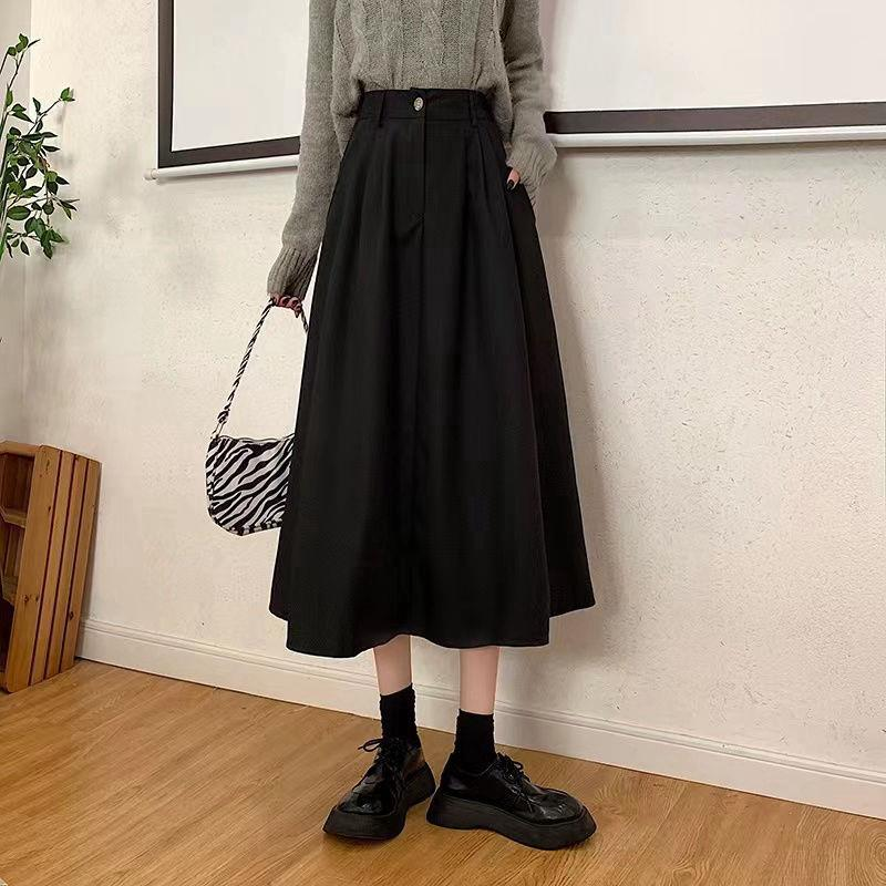 Women's Midi Pleated Skirt | A-Line