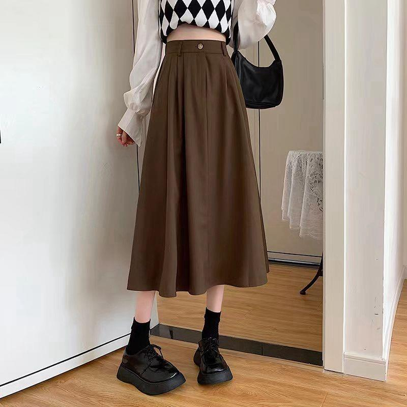 Women's Midi Pleated Skirt | A-Line