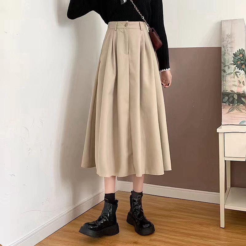 Women's Midi Pleated Skirt | A-Line