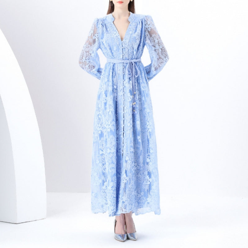 Women's Mother of the Bride Dress Lace Maxi | Elegant