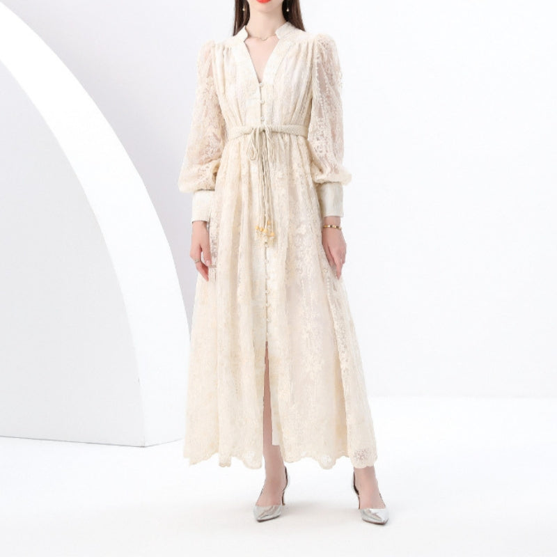 Women's Mother of the Bride Dress Lace Maxi | Elegant