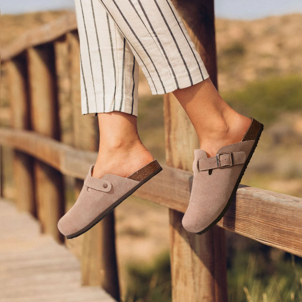 Women's Mules Closed Toe Buckle Flat | Casual