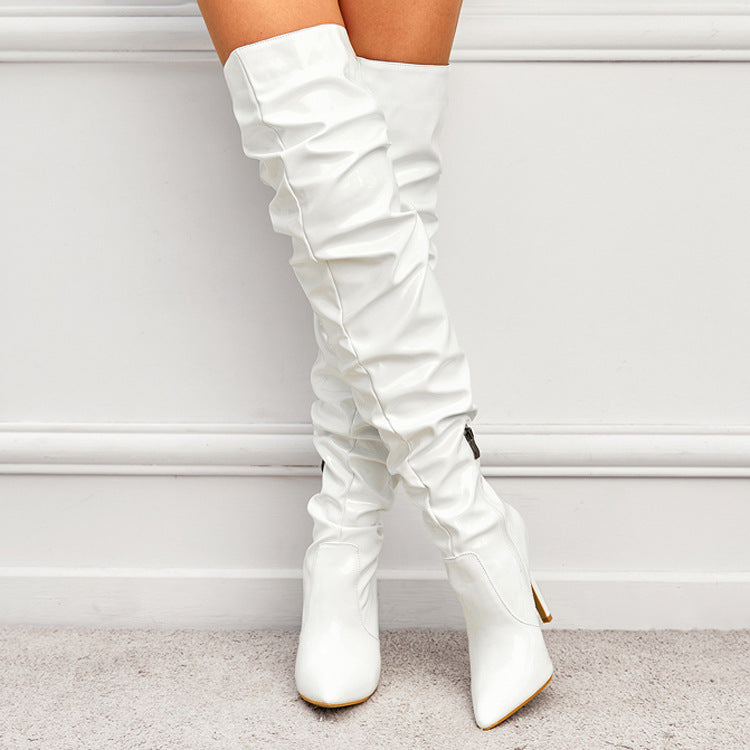 Women's Over The Knee Boots With Stiletto Heel | Pointed Toe