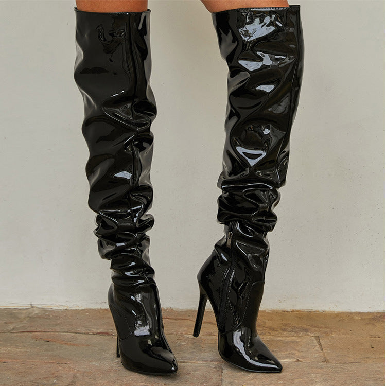 Women's Over The Knee Boots With Stiletto Heel | Pointed Toe