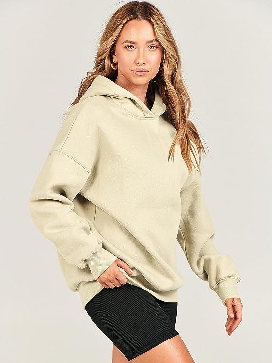 Women's Oversize Hoodie Longline Drop Shoulder | Sweatshirt