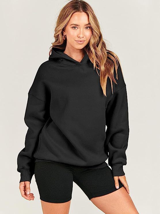 Women's Oversize Hoodie Longline Drop Shoulder | Sweatshirt