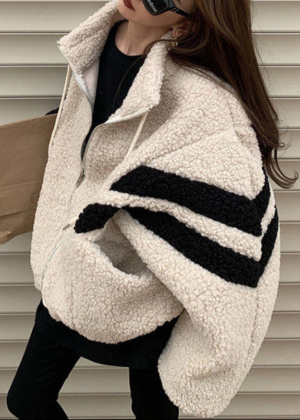 Women's Oversized Fleece Jacket Zip | Winter