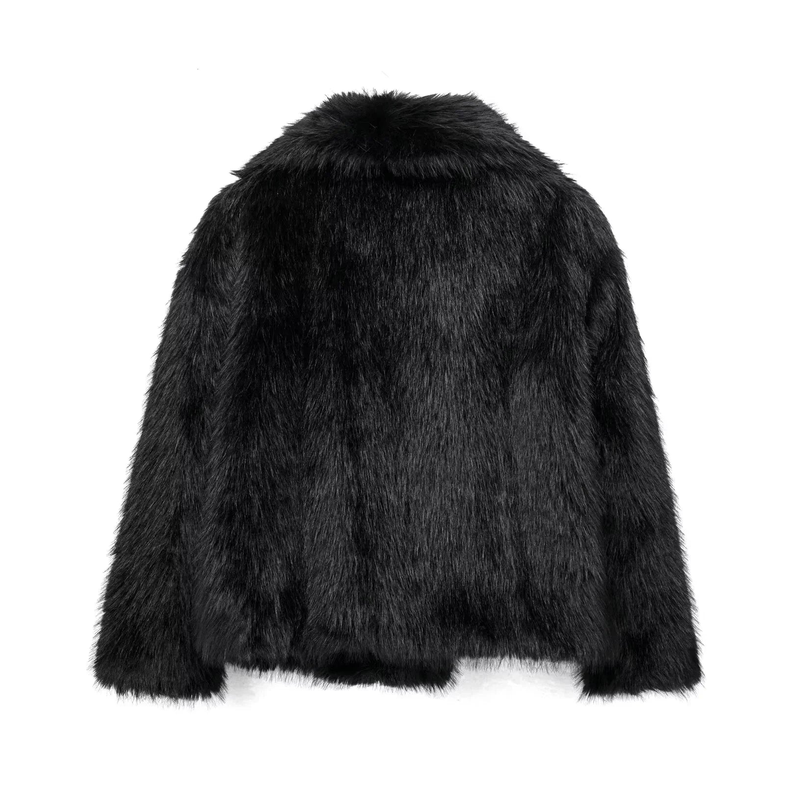 Women's Oversized Fur Coat Long Sleeve | Winter Jacket
