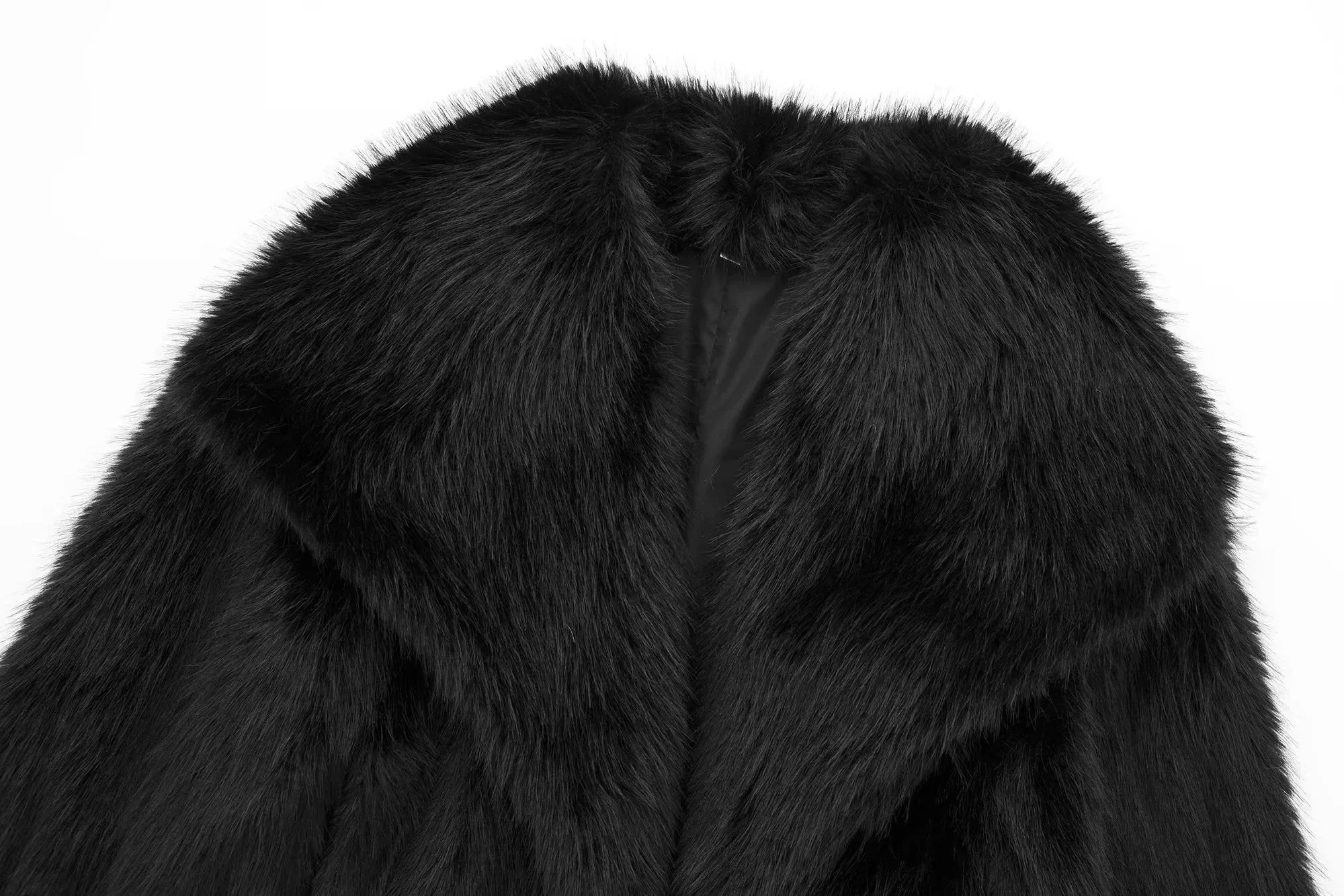 Women's Oversized Fur Coat Long Sleeve | Winter Jacket