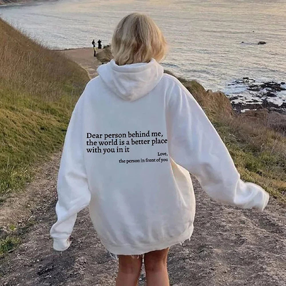 Women's Oversized Hoodie With Print | Casual