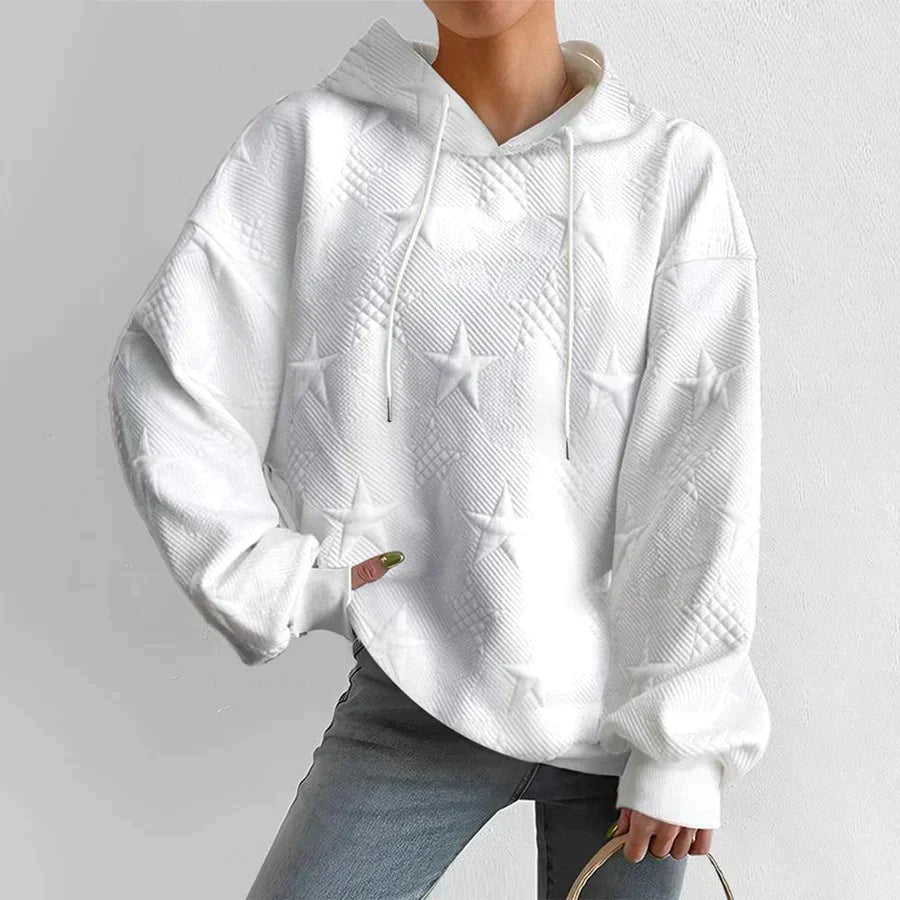 Women's Oversized Hoodie With Texture | Casual