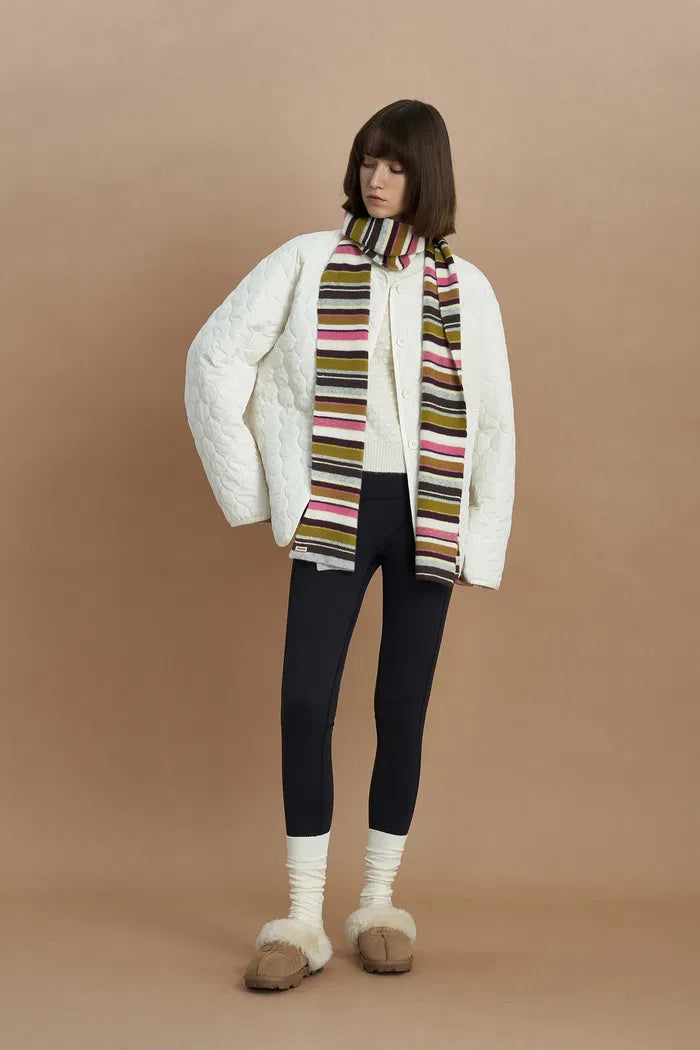 Women's Quilted Jacket With Zip Chest Pocket | Button-Up