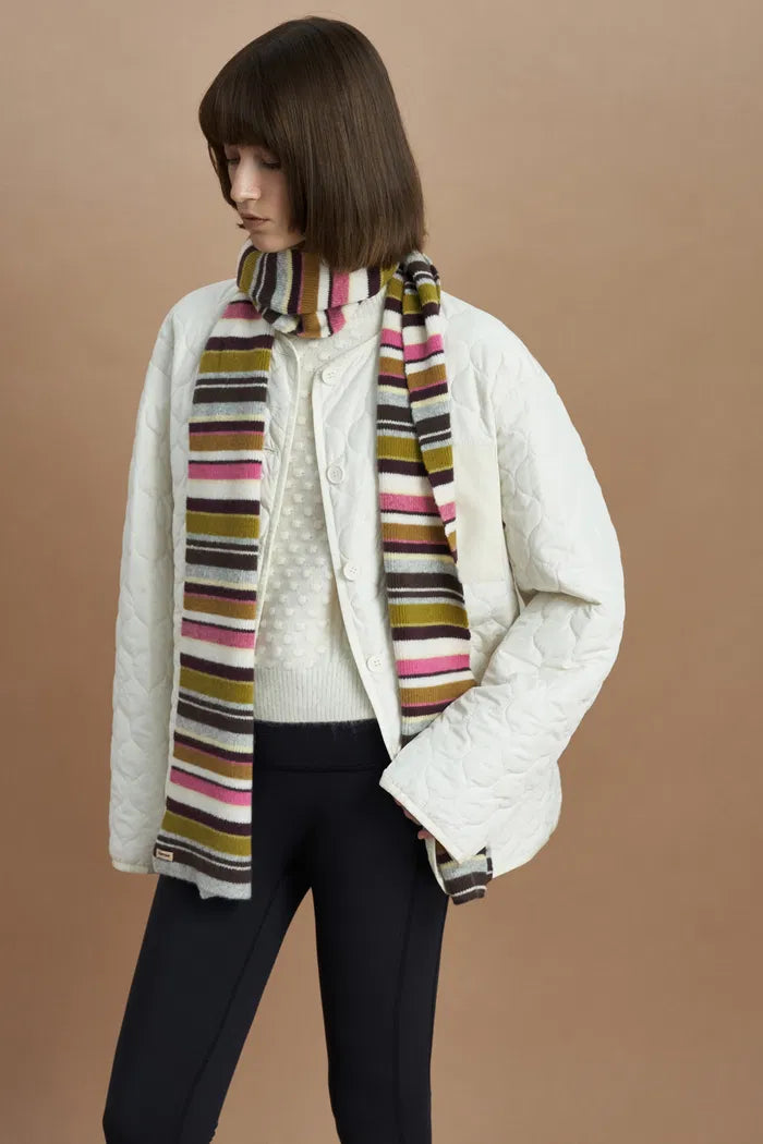 Women's Quilted Jacket With Zip Chest Pocket | Button-Up