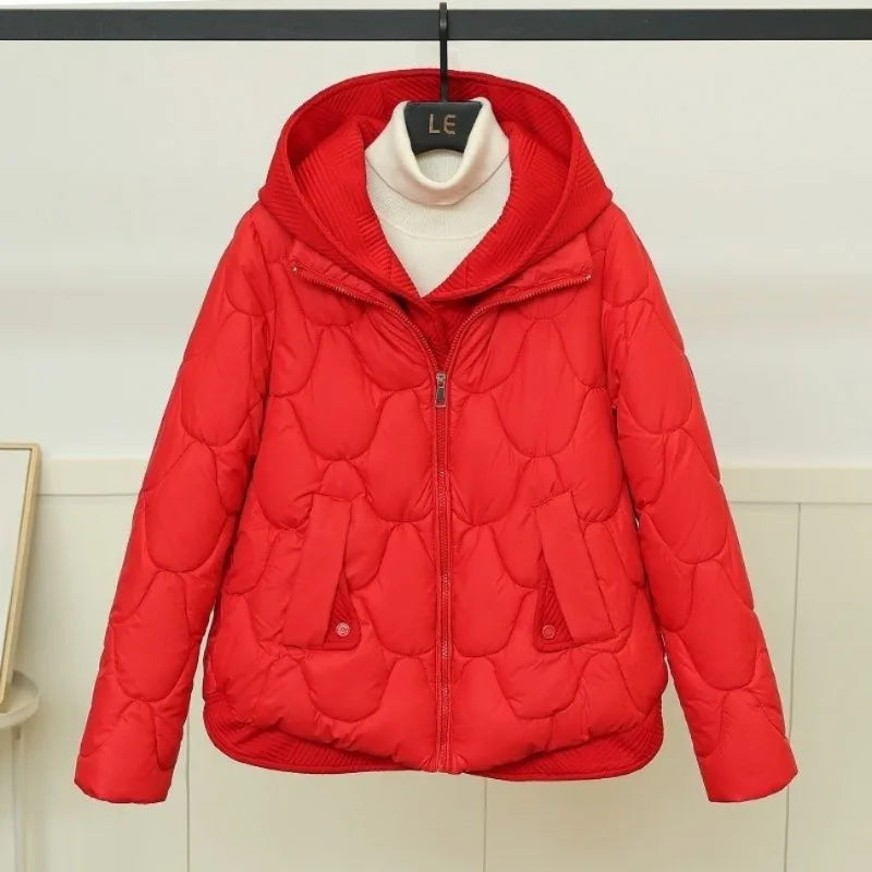 Women's Quilted Jacket Zip-Front | Side Pockets