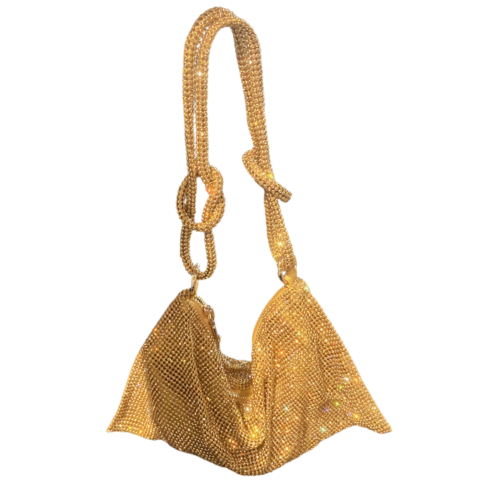 Women's Rhinestone Mesh Sparkly Shoulder Handbag | Evening Bag