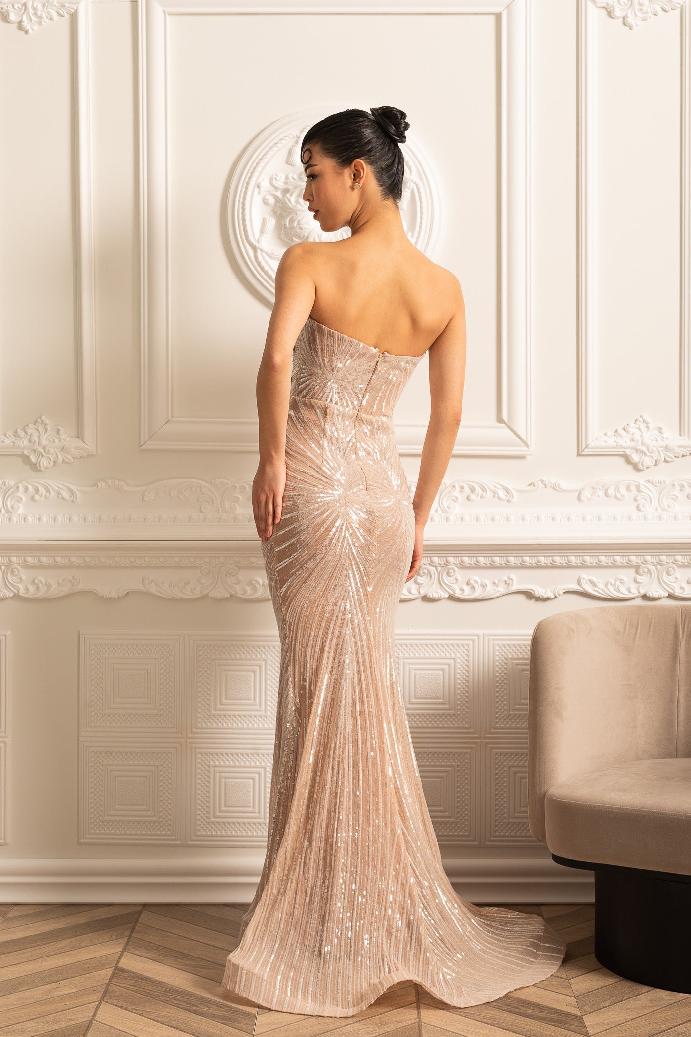 Women's Sequin Formal Prom Dress | Maxi