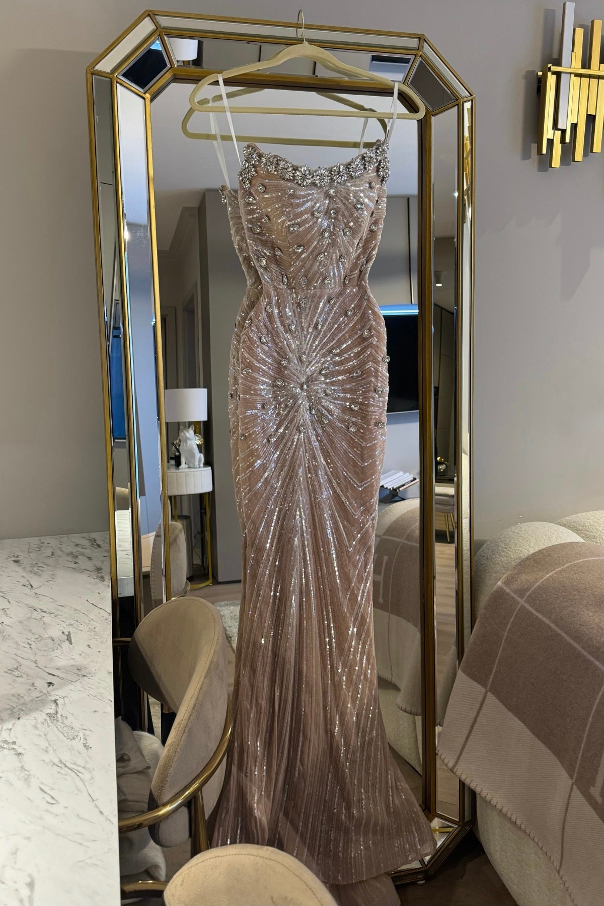 Women's Sequin Formal Prom Dress | Maxi