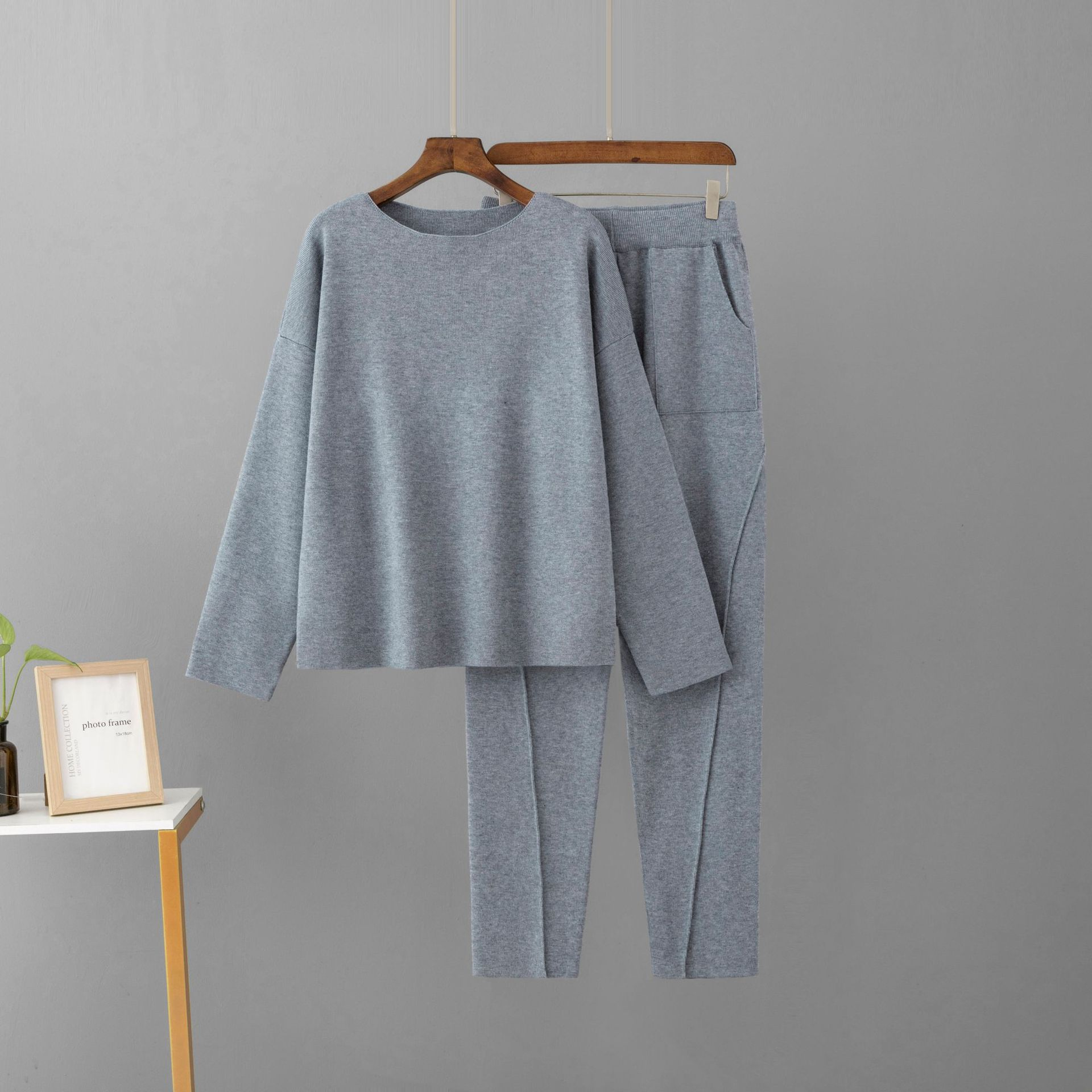 Women's Tracksuit Two Piece Crew Neck | Loungewear