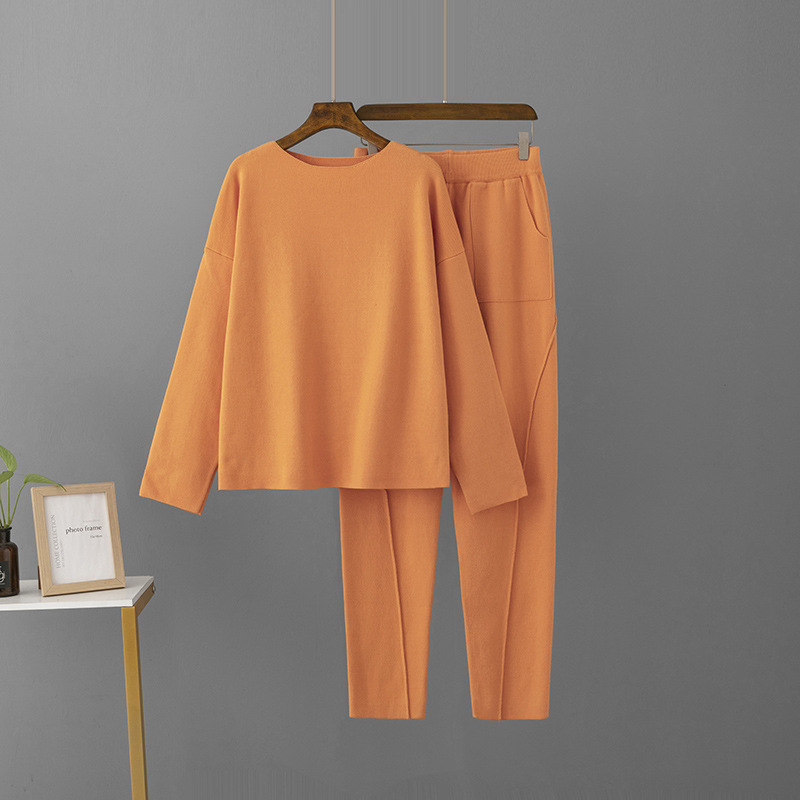 Women's Tracksuit Two Piece Crew Neck | Loungewear