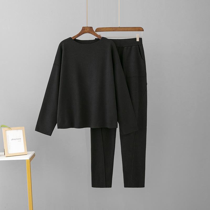 Women's Tracksuit Two Piece Crew Neck | Loungewear