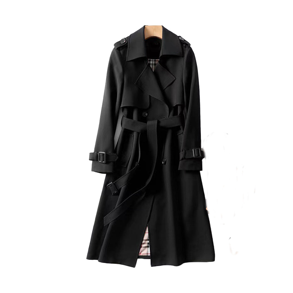 Women's Trench Coat Belted Long | Classic Style