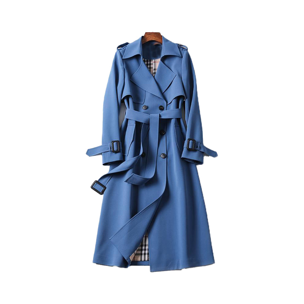 Women's Trench Coat Belted Long | Classic Style