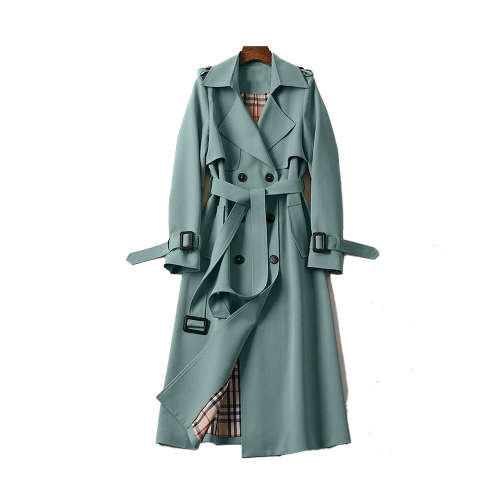 Women's Trench Coat Belted Long | Classic Style