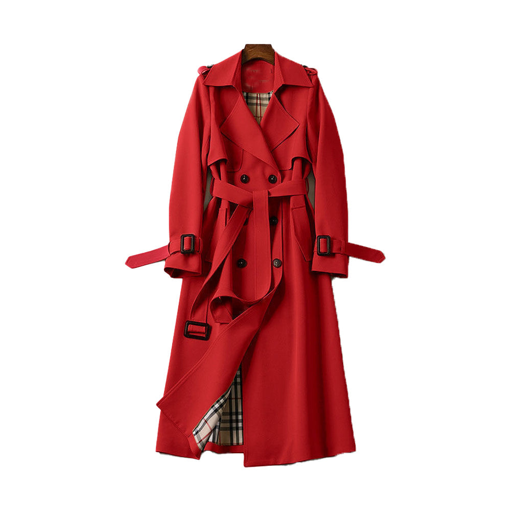 Women's Trench Coat Belted Long | Classic Style