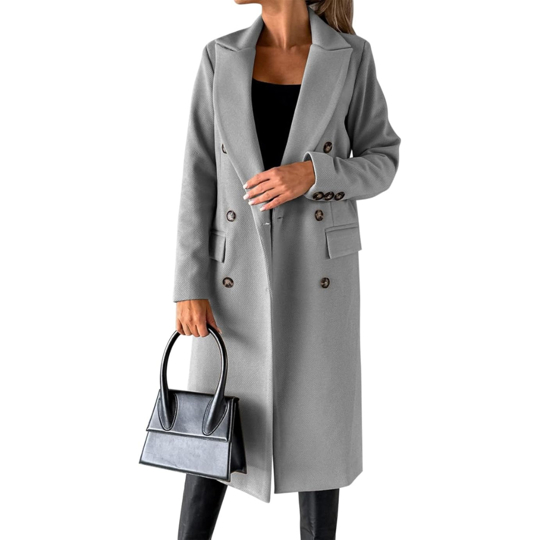 Women's Trench Coat Long | Double Breasted