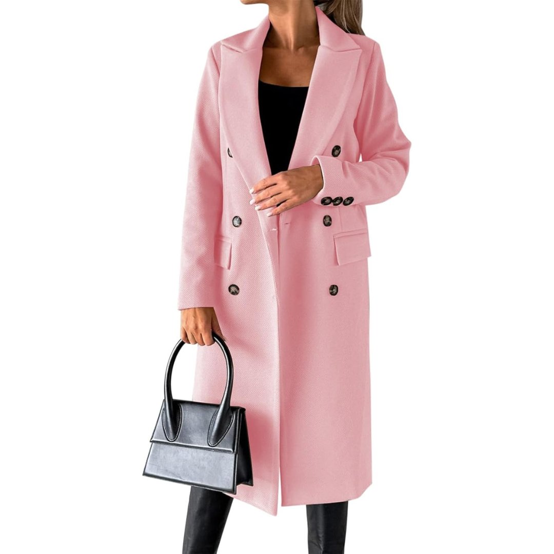 Women's Trench Coat Long | Double Breasted