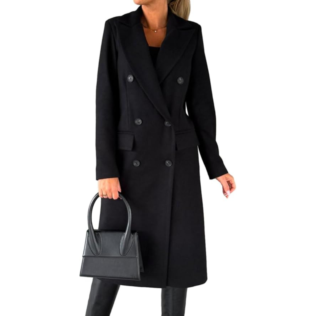 Women's Trench Coat Long | Double Breasted