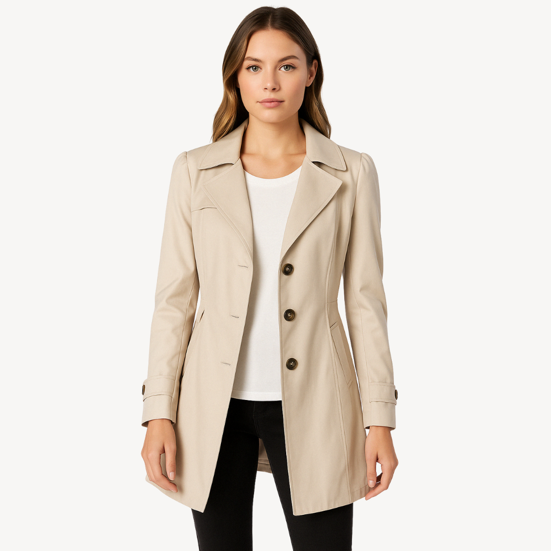 Women's Trench Coat Single Breasted | Lightweight