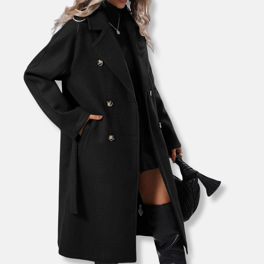 Women's Trench Coat Tie-Waist | Long Classic