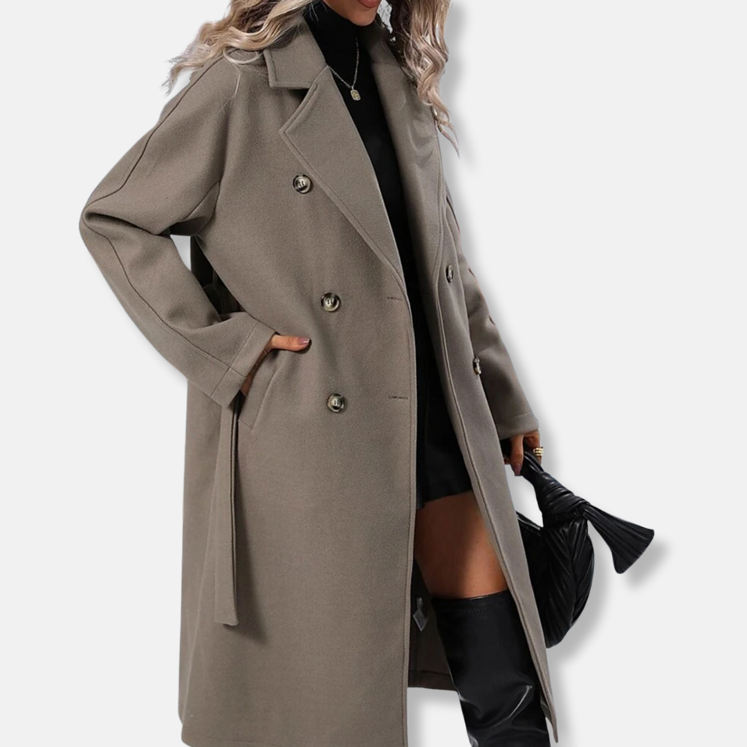 Women's Trench Coat Tie-Waist | Long Classic