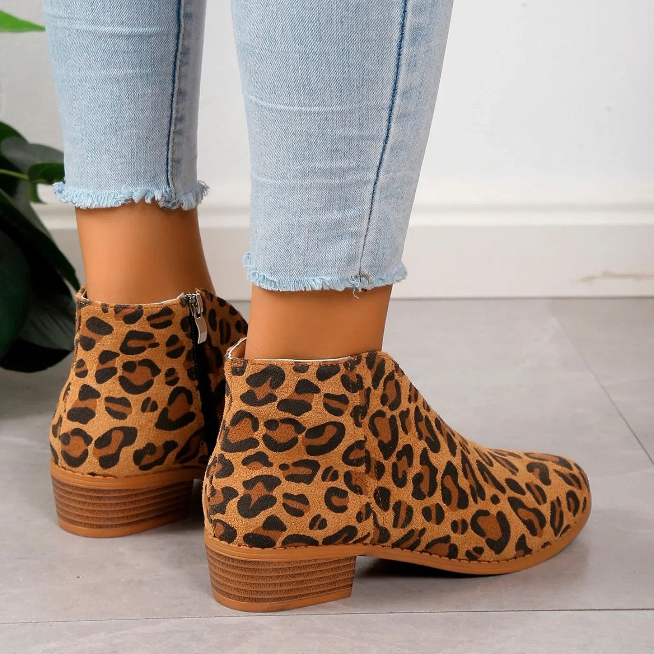 Women's V Cut Front And Side Zip Ankle Boots | Classic