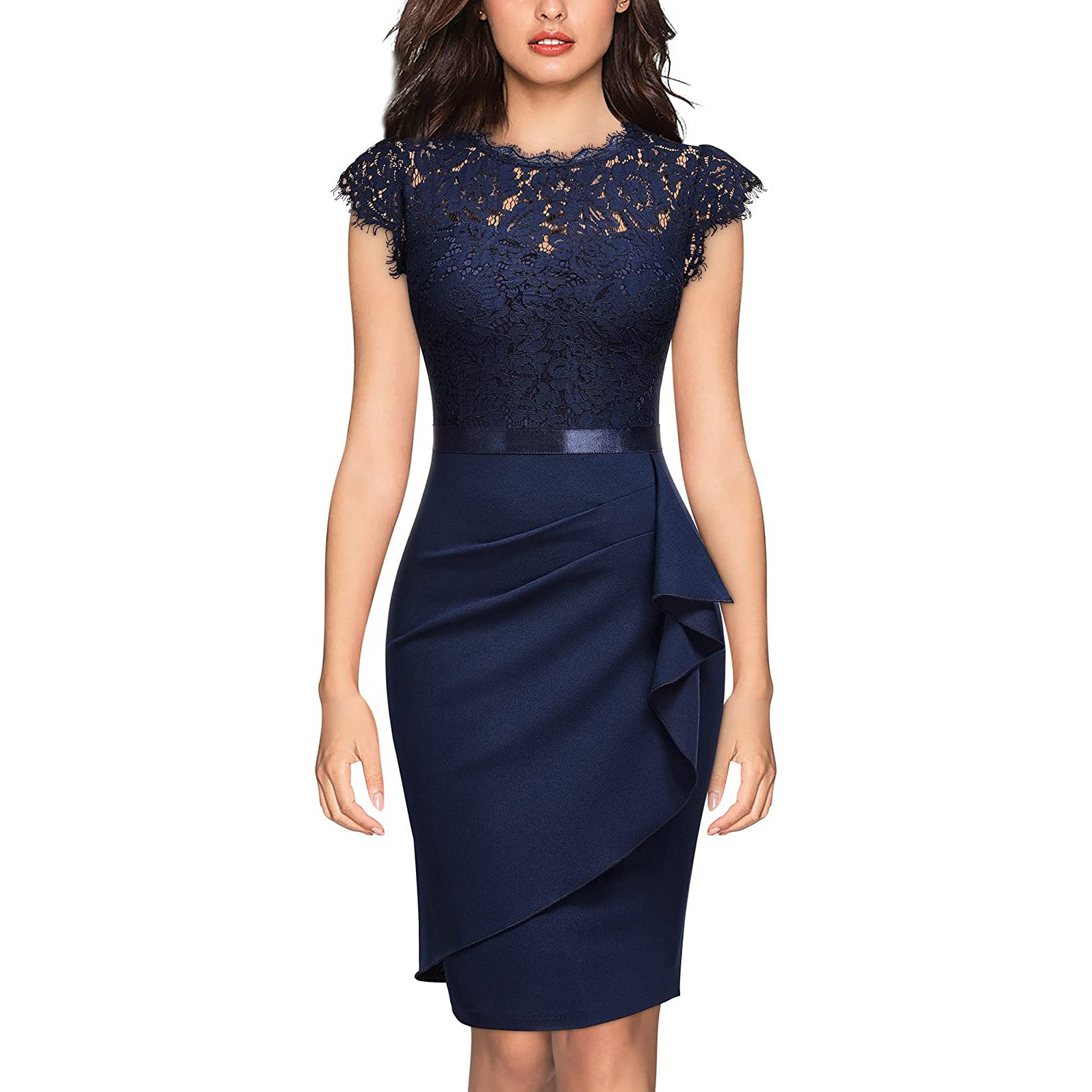 Women's Wedding Guest Dress Lace | Cocktail
