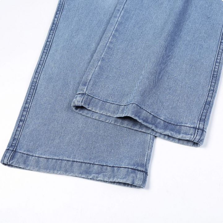 Women's Wide Leg Baggy Jeans with High Waist | Work